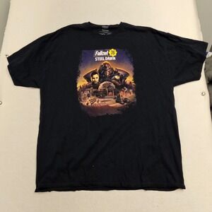 Fallout 76 Steel Dawn T-Shirt Mens 2XL Black Bethesda Loot Crate Exclusive 2021